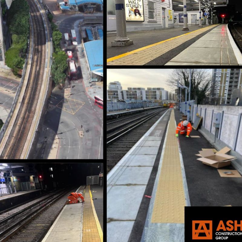 SRSA Lewisham Platform Realignment Project - ASH Construction Group Ltd Project