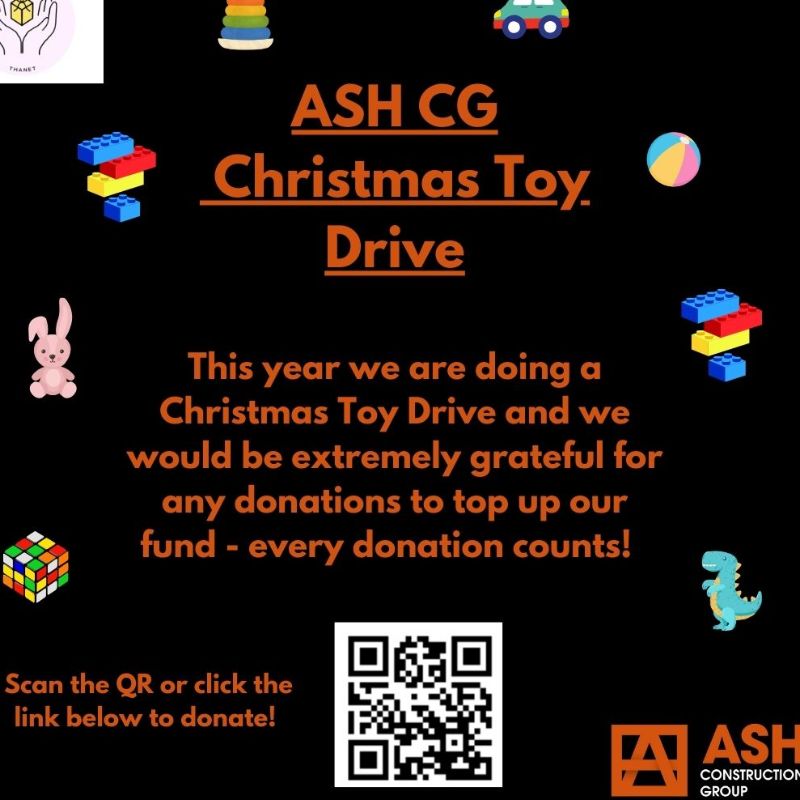 Christmas Toy Drive 2024 - ASH Construction Group Ltd news